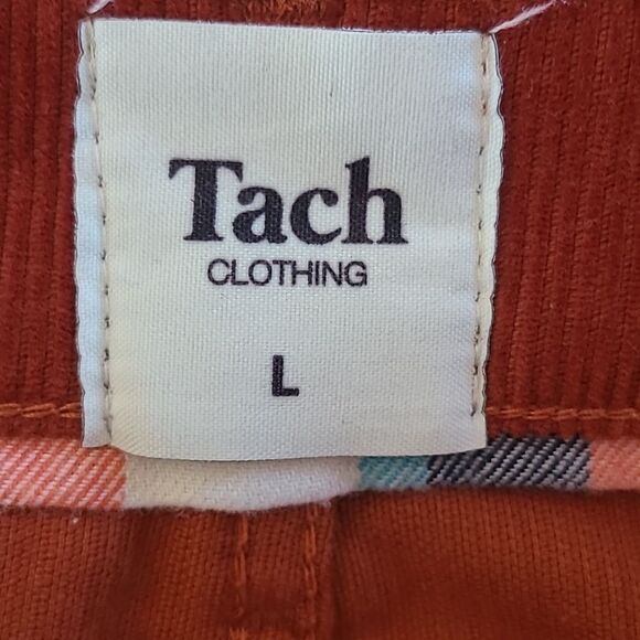 Tach Clothing Palma Pant Ruffle Corderoy Rust Colored Size L - Picture 10 of 14